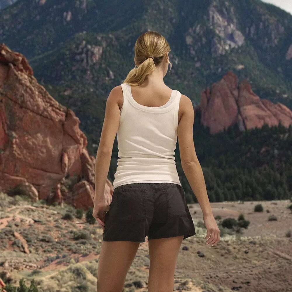 Alpine Design Women's Peak Rib Tank Alpine Snow Large NWT - Picture 2 of 3